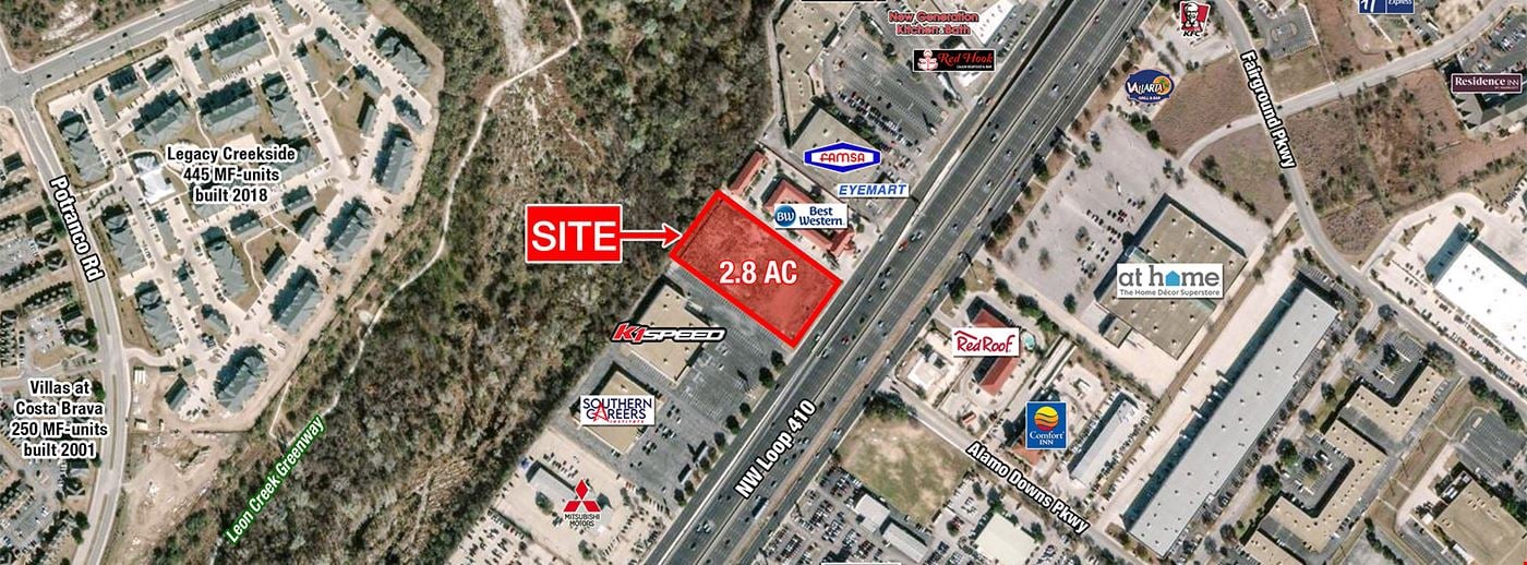 2.83 Acres on Loop 410