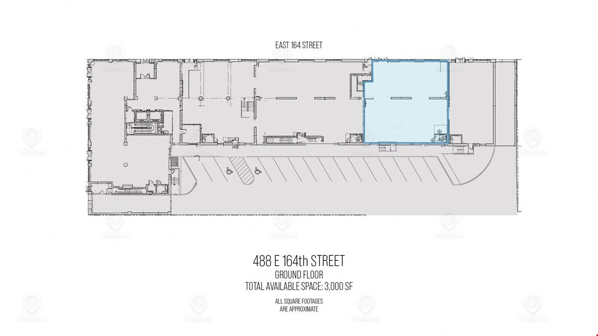 3,000 SF | 488 East 164th Street | Newly Renovated Retail Space With 30 Ft of Frontage