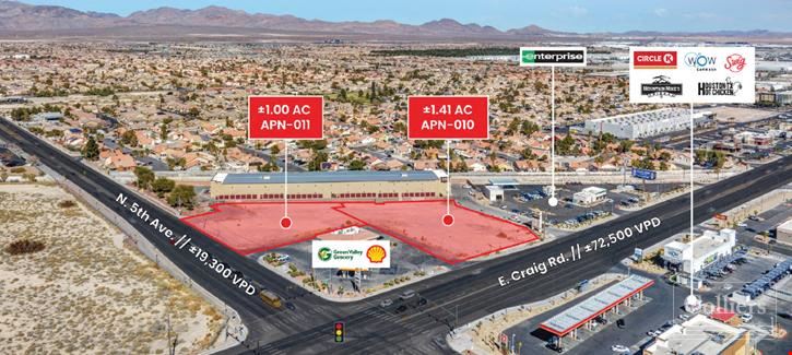 Exceptional Craig Road Pad – For Sale or Ground Lease