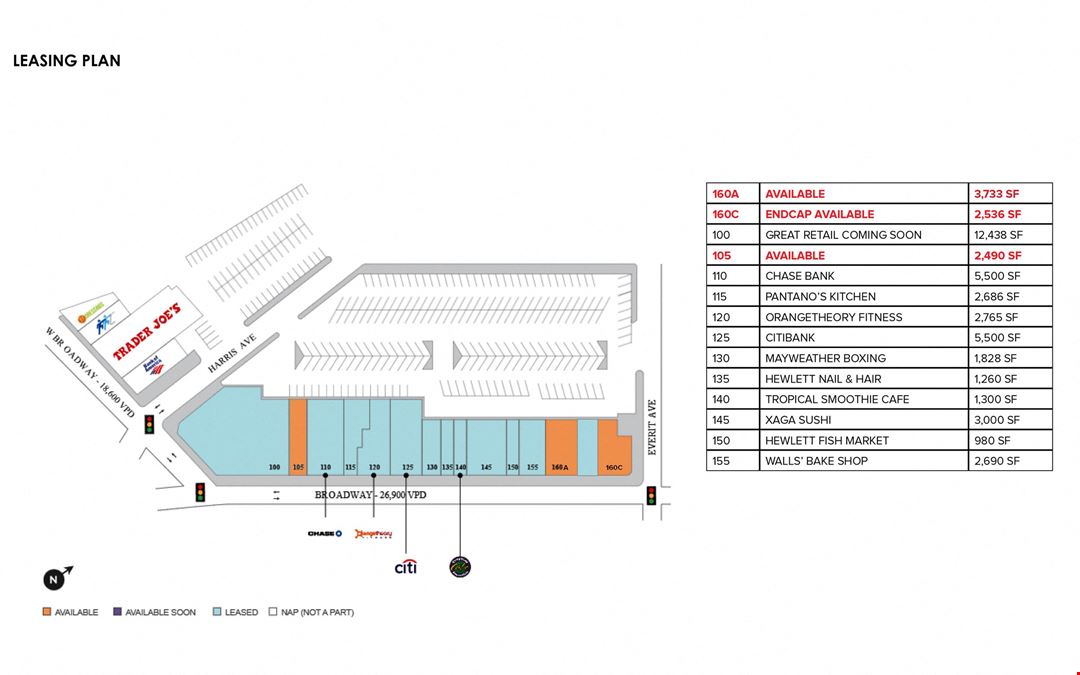 Prime Corner - Space Available - Hewlett Crossing Shopping Center