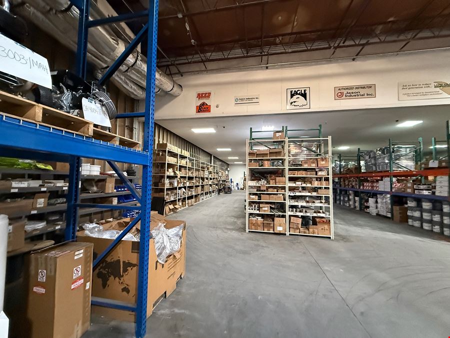 Large Industrial Building With Storefront