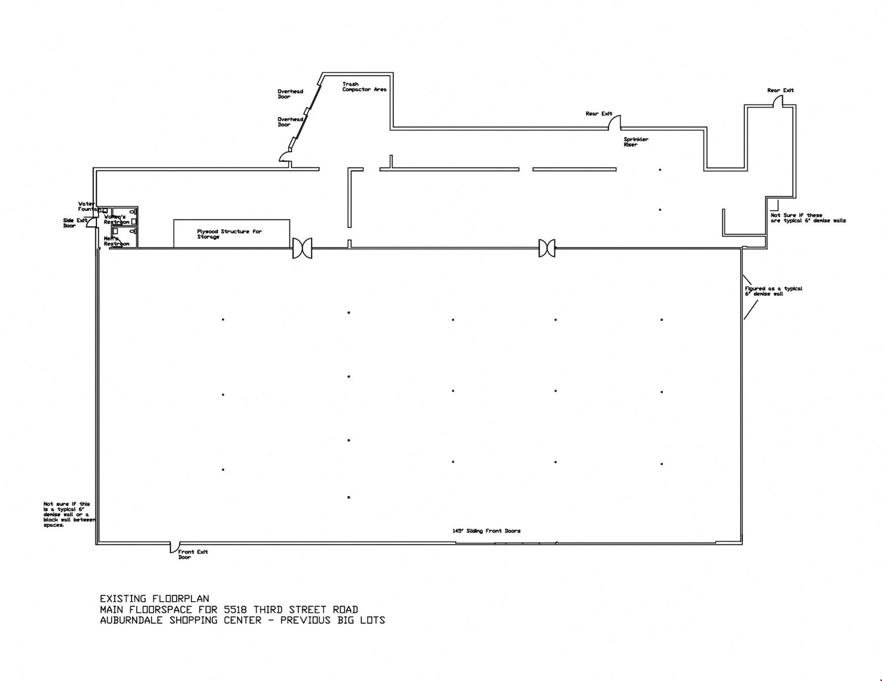 Large Retail Space for Lease