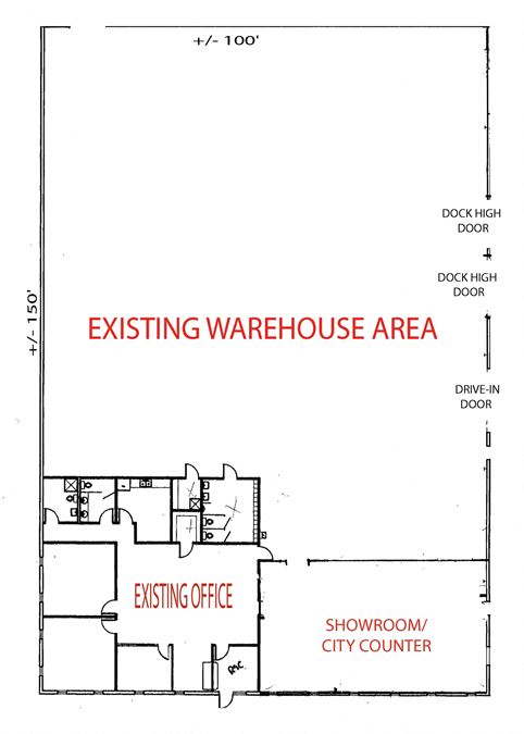 Free-Standing Industrial or Retail Bldg & Land (up to 4 AC subject to rezoning)