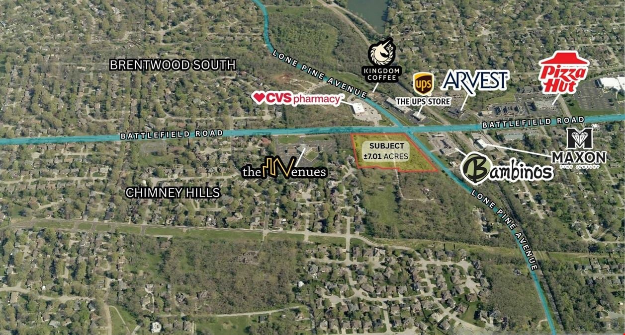 RETAIL/OFFICE DEVELOPMENT SITE FOR SALE ON BATTLEFIELD