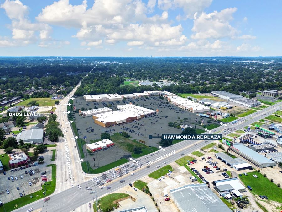 Hammond Aire Plaza: Highly Visible and Grocery-Anchored Retail