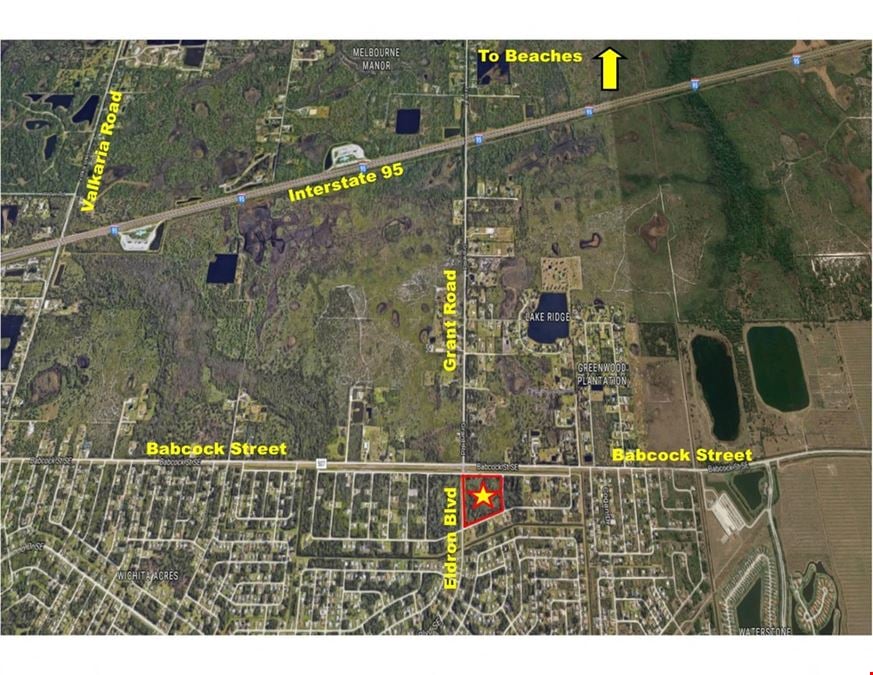 Babcock Street and Eldron Blvd SE