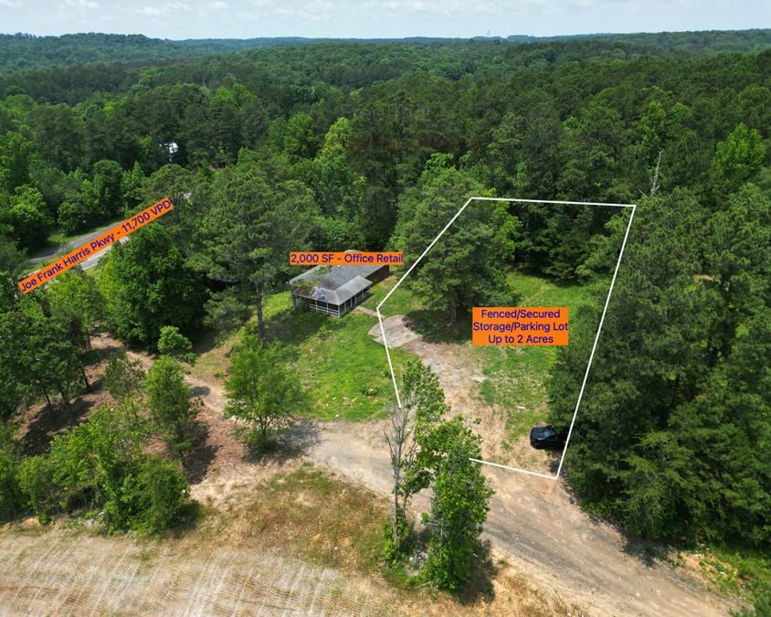 Secured Storage/Parking Lot + 2k/SF Building - Hwy 41