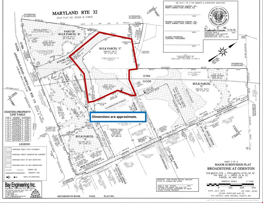 Odenton Town Center Multi- Family development parcel