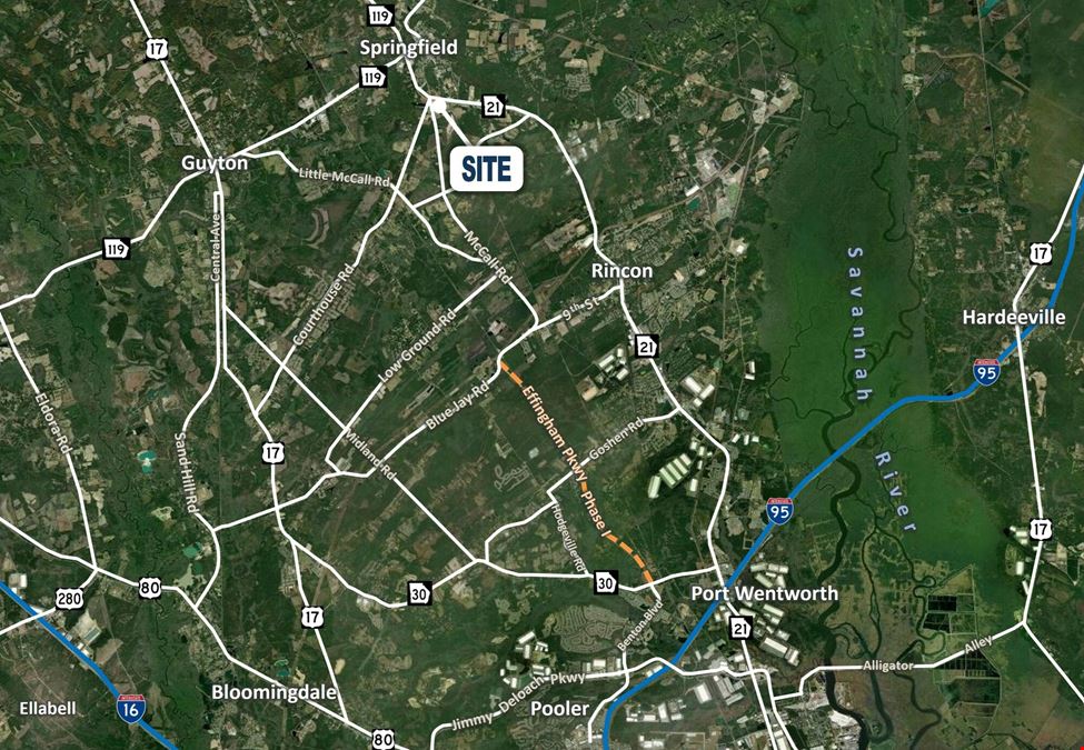 ±0.66-Acre Retail Outparcel on GA Hwy 21 | Ground Lease