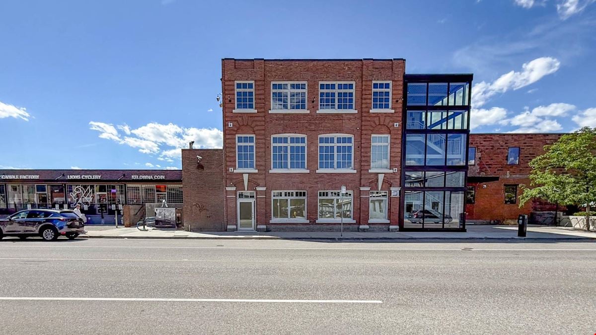 High profile commercial space available in the Old Cannery Building.