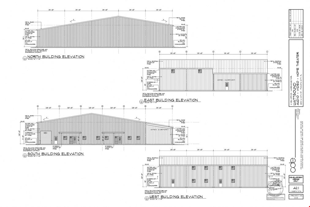 Approved Development Order & Steel Building | 1.12 +/- Acres | W 23rd Ct.