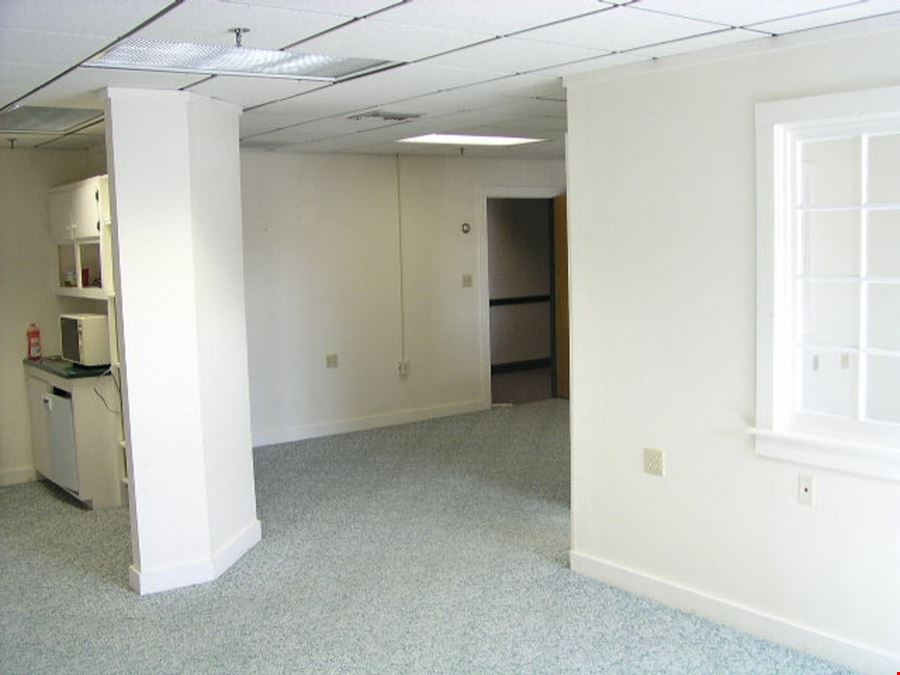Gallery bldg. front facing office