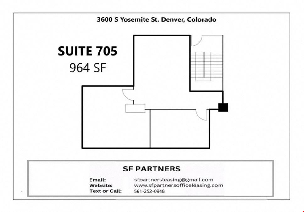 964 SF Suite 705 Professional & Medical Office Space