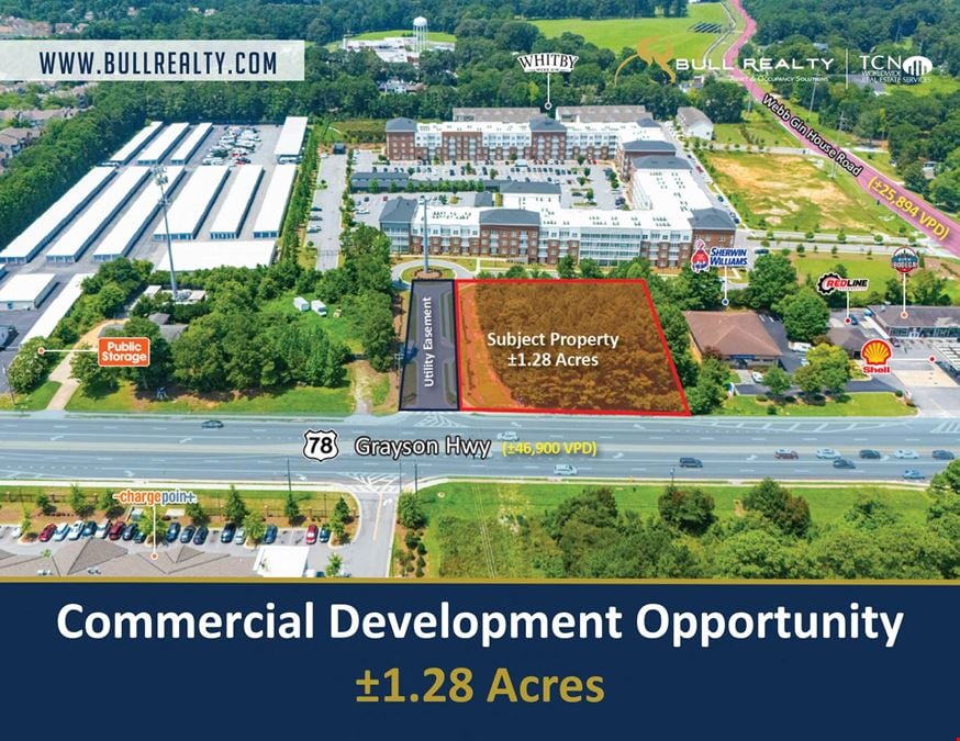 Commercial Development Opportunity | ±1.28 Acres | Lawrenceville, GA