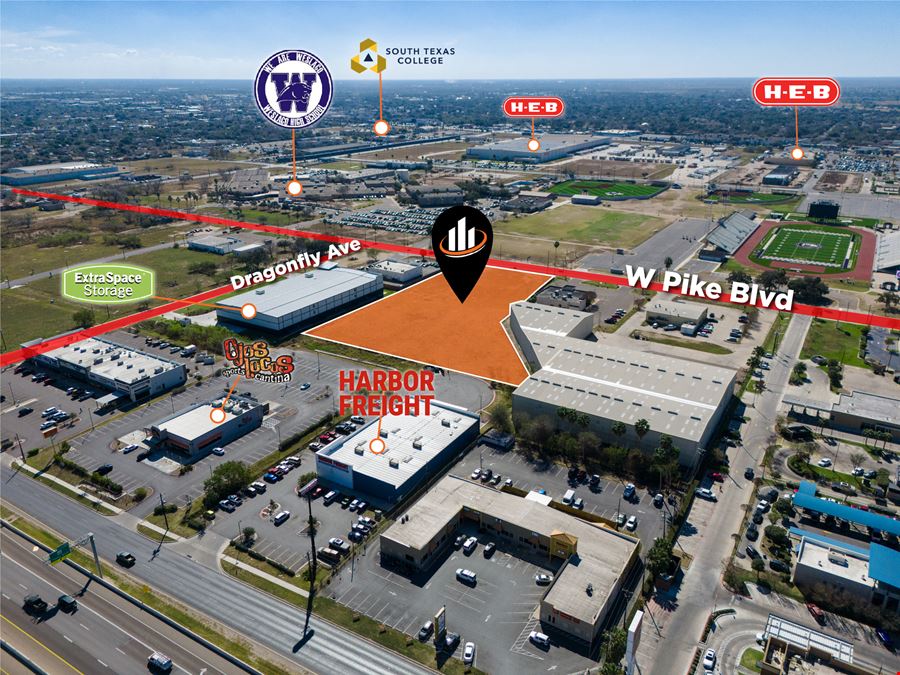 3.08 AC Development Site | Pike Blvd Weslaco TX | Flex | Industrial