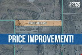 Secure Turn Key 20 Acre Pipe Yard! For Lease in Carlsbad, NM