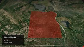 733 Unzoned Acres with Open Meadow Ground in Montana's Lone Lake Country