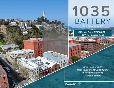 Preview of Office space for Sale at 1035 Battery St