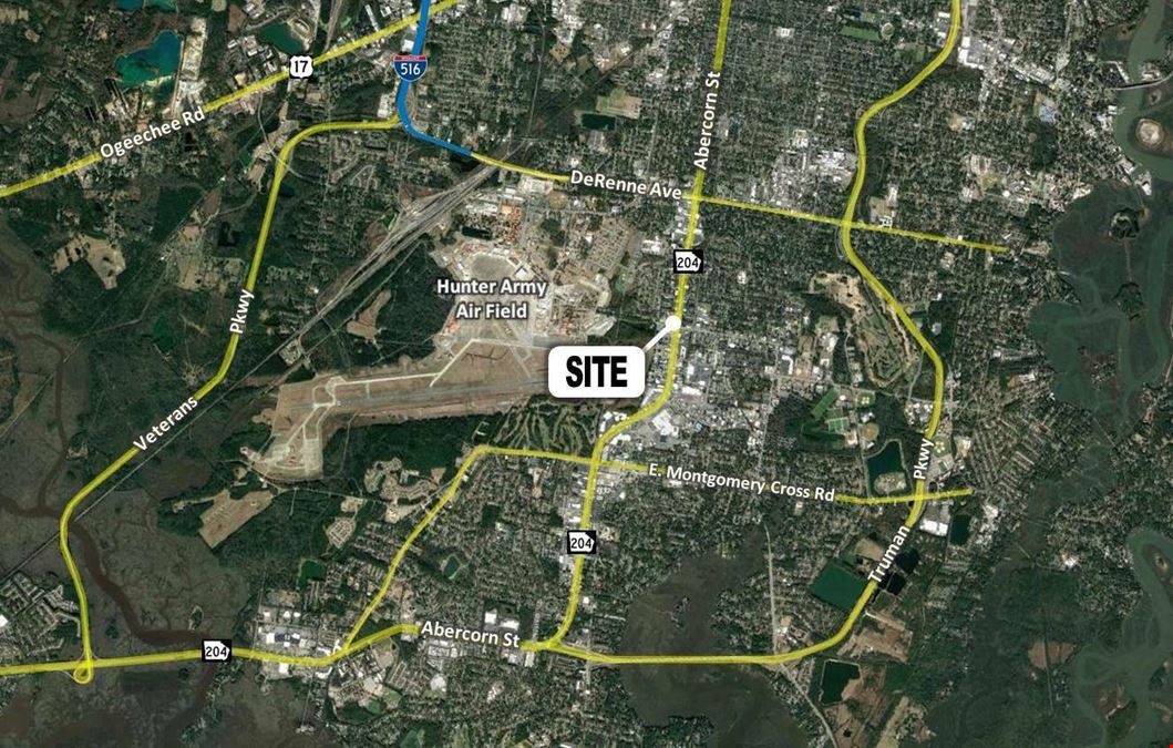 Free-Standing Drive-Thru ATM on Abercorn | For Lease