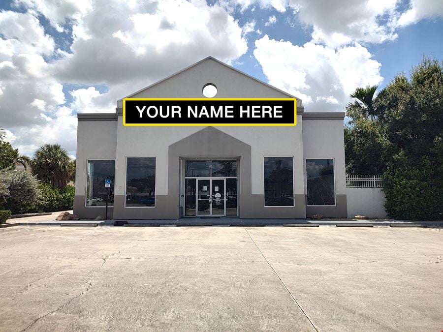 Freestanding WPB Retail with Signage