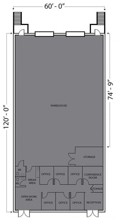 Preview of Industrial space for Rent at 741 Merritt Capital Drive