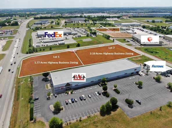 Preview of VacantLand space for Rent at Nashville Road between Central Ave. and Mitch McConnell Way