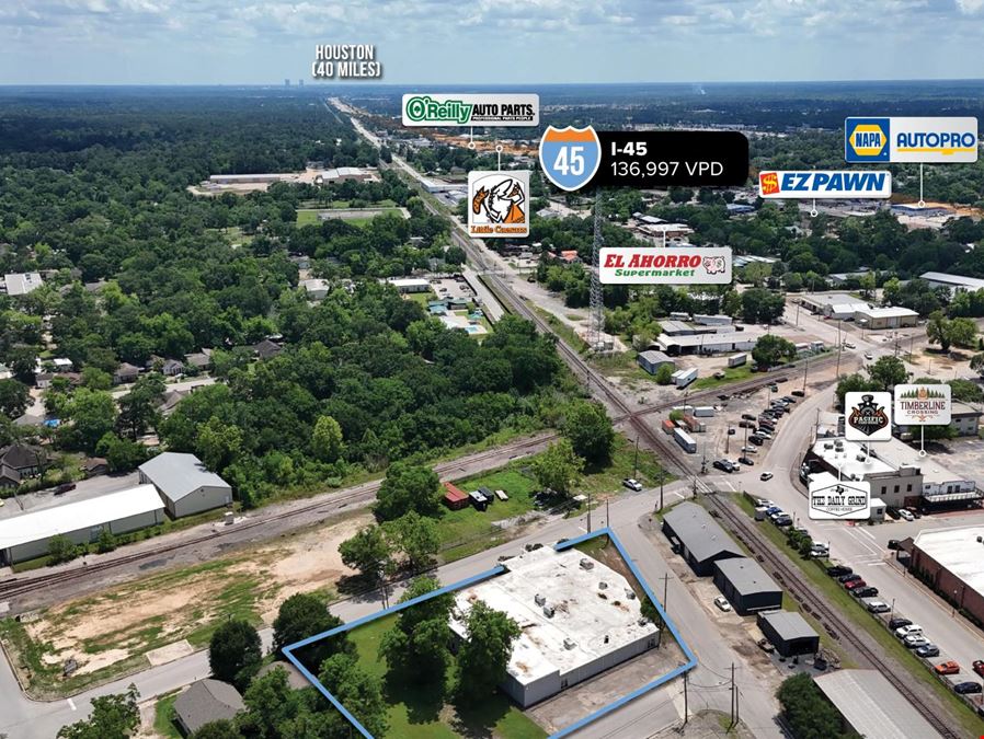 Former Conroe Courier Building | 15,605 Square Feet | Houston MSA