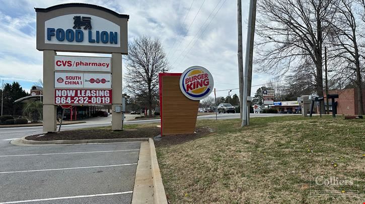 ±2,360 SF Fully Equipped Vacant Restaurant with Double Drive Thru in Clinton, SC