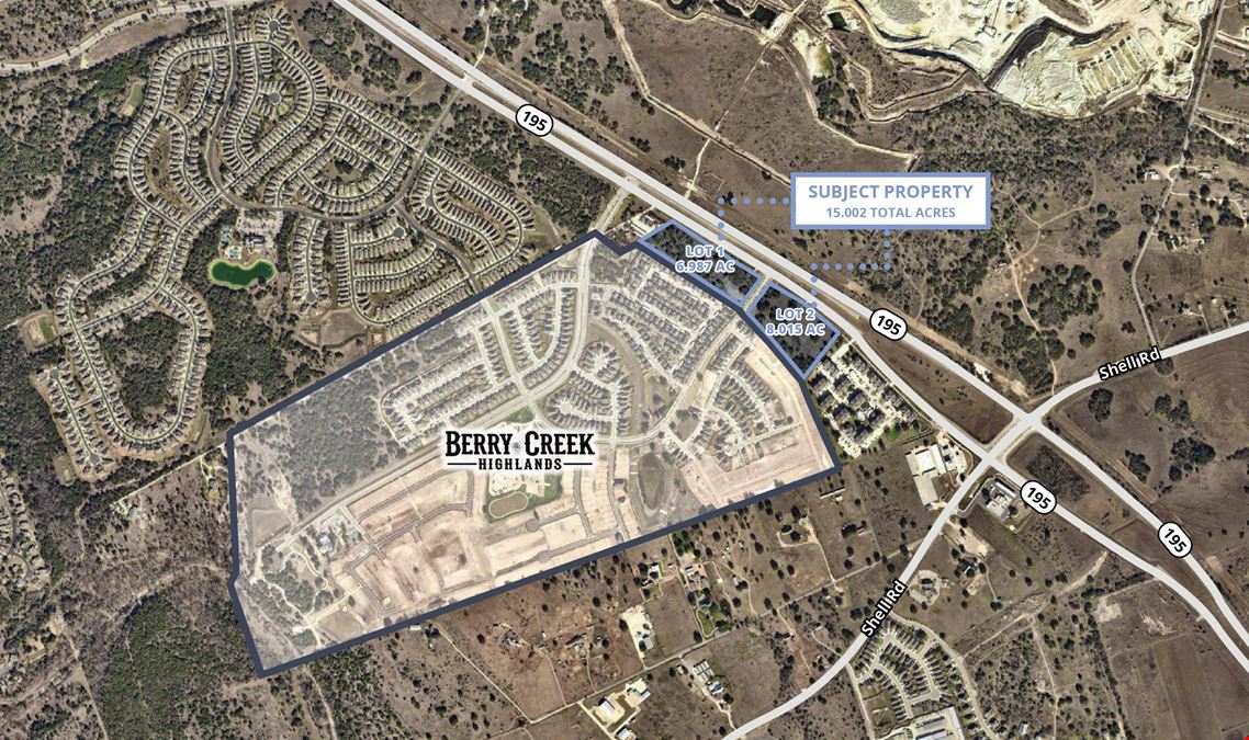 Berry Creek Highlands Retail Parcels