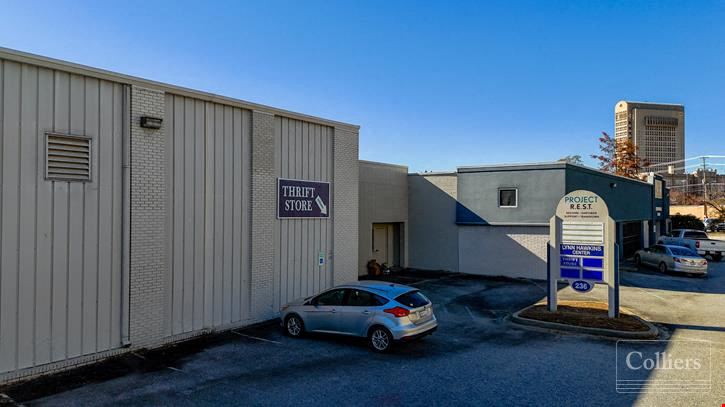 ±23,515-SF Flexible Office Warehouse Space For Sale, Downtown Spartanburg