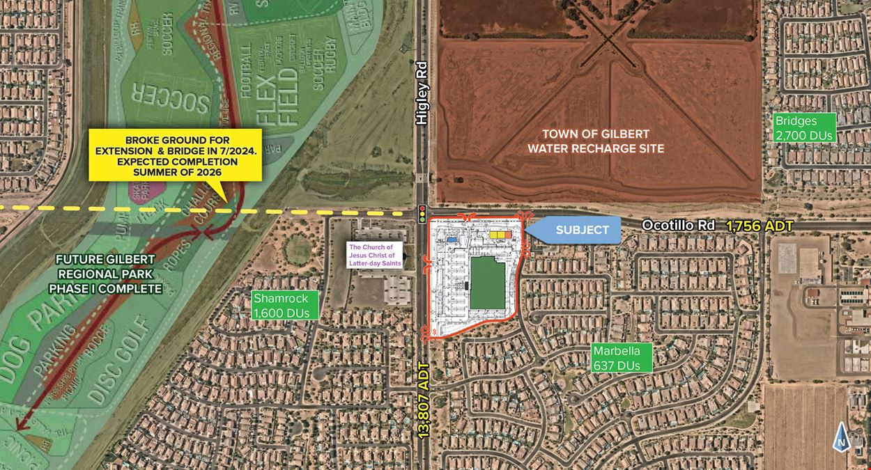 SEC Higley Rd & Ocotillo Rd