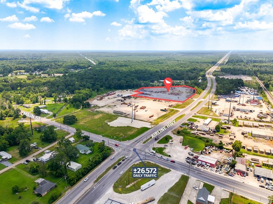 Stabilized Yard Lease, Up to ±6.5 Acres on Airline Hwy