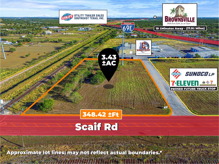 3.43± AC Pad Site | Zoned Light-Industrial | San, Benito, TX