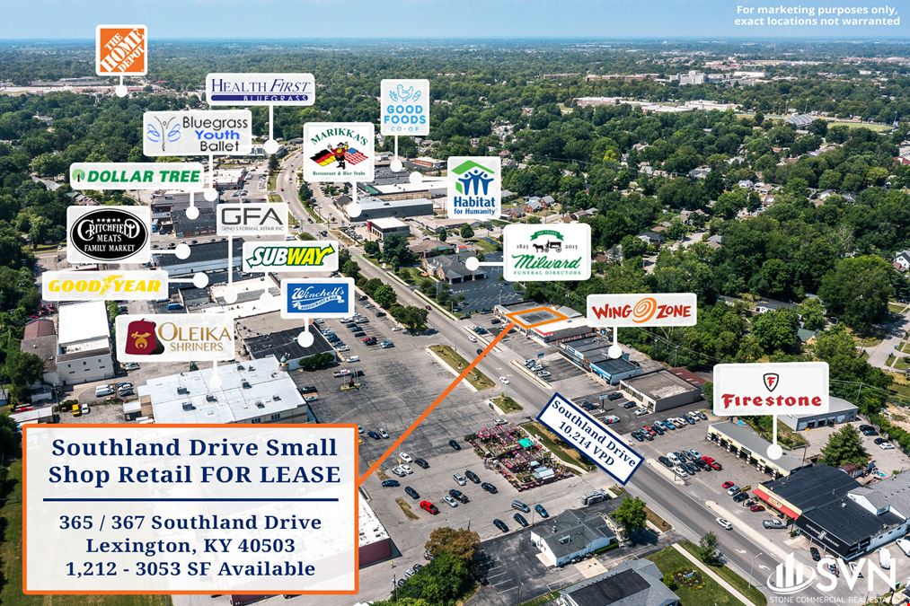 Southland Drive Retail Space For Lease
