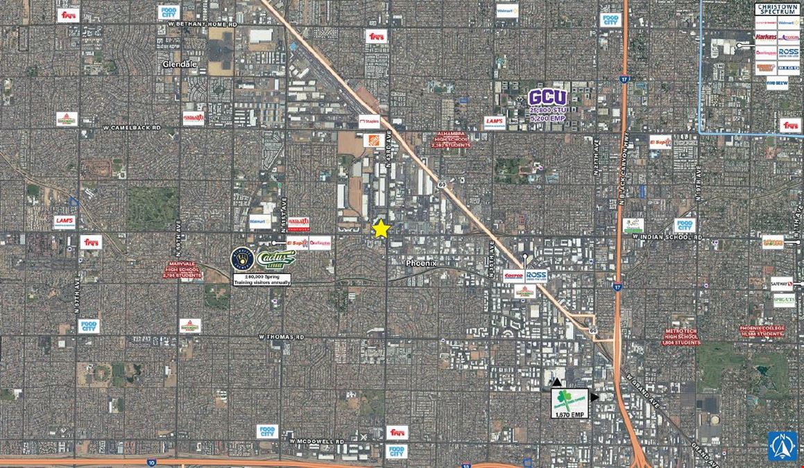 43rd Ave & Indian School Rd | NWC | Phoenix West Plaza