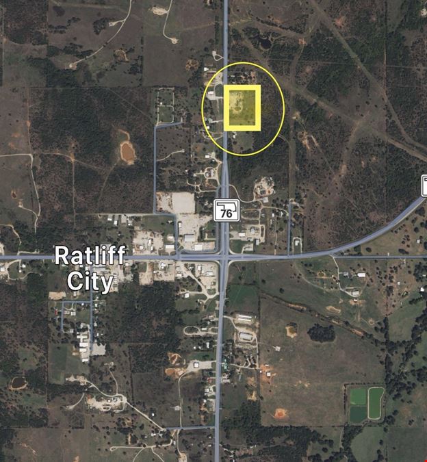 5 Acre Commercial Tract in Ratliff City, OK