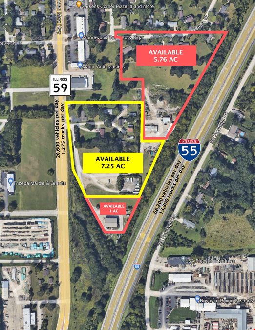 I-57 & I-80 Development Site Hard Corner Outlot