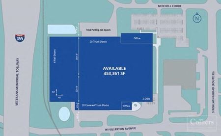 Preview of Industrial space for Rent at 350 S Rohlwing Rd