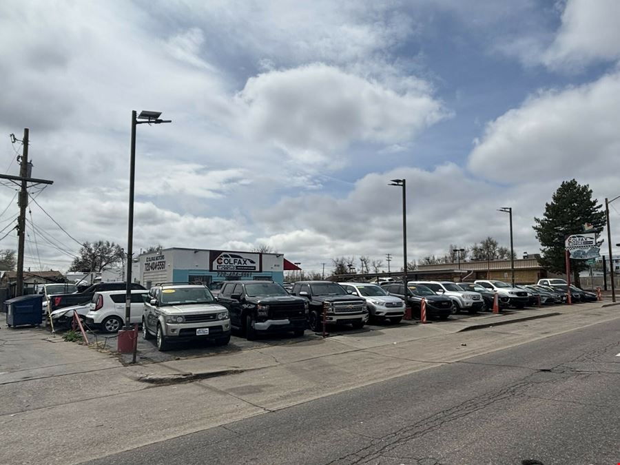 East Colfax Automotive Sales Lot