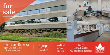 Preview of Office space for Sale at 11709 Old Ballas Road Ste 201 & 202