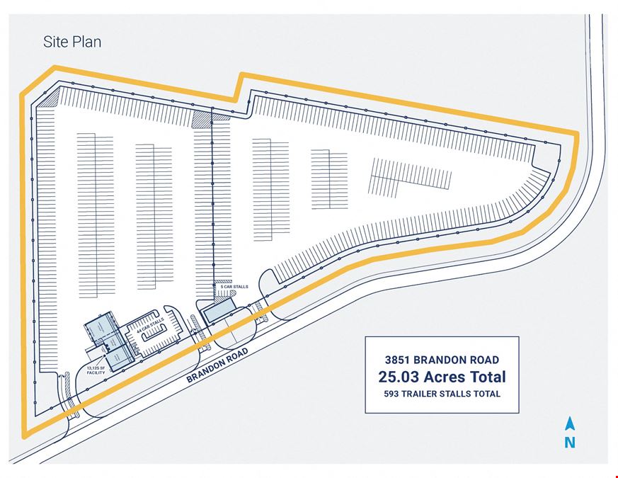 3851 Brandon Road - Container Storage / Trailer Parking