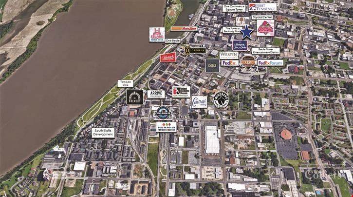 Downtown Memphis Office Sublease Available - 5,673± SF