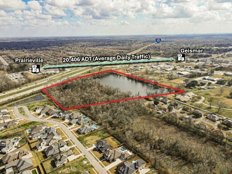 Prime I-10 Development Opportunity in Prairieville, LA