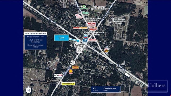 Prime Office or Retail Space with US HWY 27 Frontage in High Springs, FL