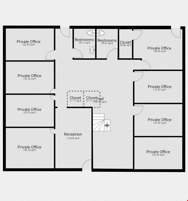 Standifer Gap Commercial Office with 10 Office Rooms | ±3,200 SF