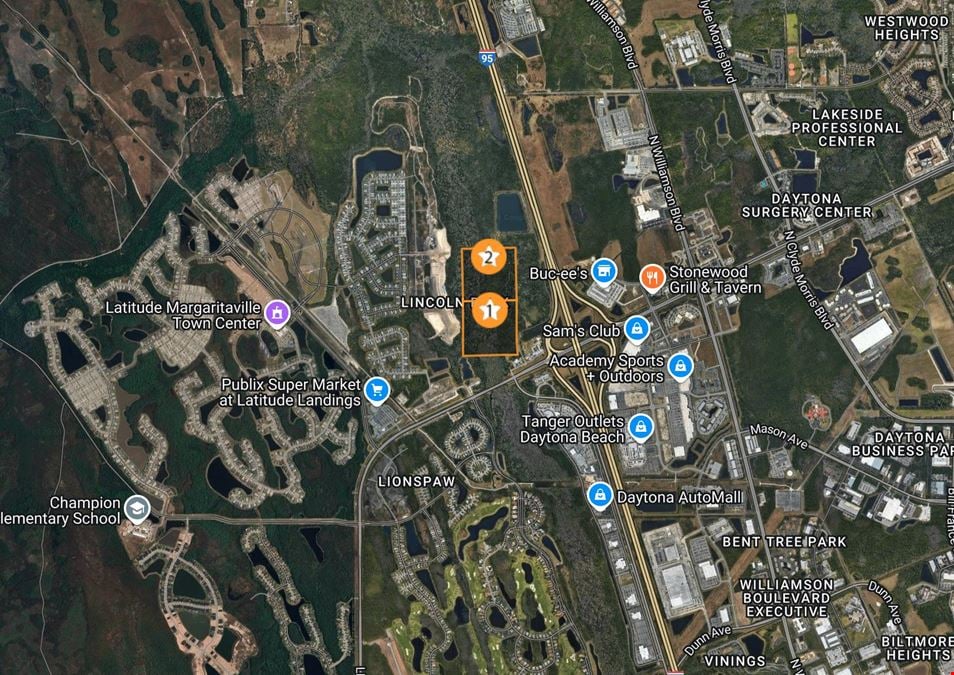 Daytona Beach 80 Acre Development Site - LPGA & I-95