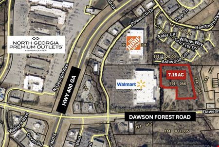 Preview of VacantLand space for Sale at Dawson Forest Rd E