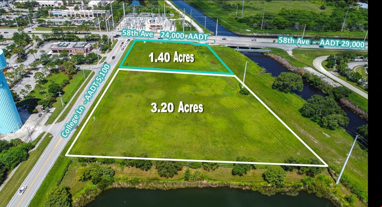 1.40 - 4.60 Acres of Vacant Land
