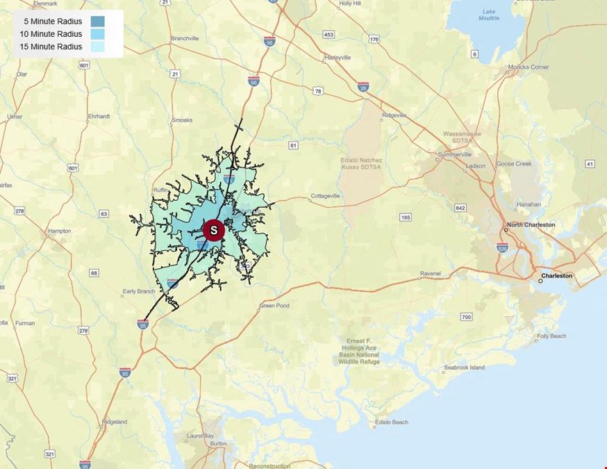 SC Interstate I-95 Corridor Centric Dominance w/ 4.2 AC Intermodal/IOS/Workforce Housing Site at I-95 Exit 53 - IICD Zoned