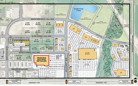 Preview of commercial space at Highway 16A & Veterans Blvd